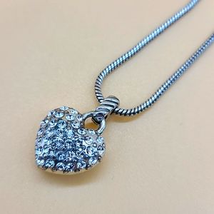 Brighton "SACRED HEART" Reversible Swarovski Crystal & Line Etch Detail Pendant!